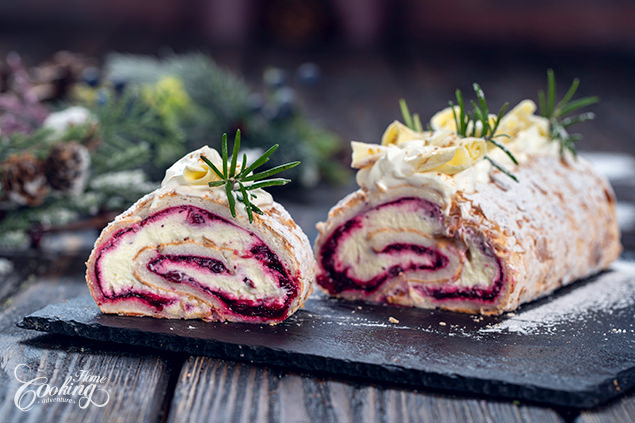 White Chocolate Cranberry Roll
