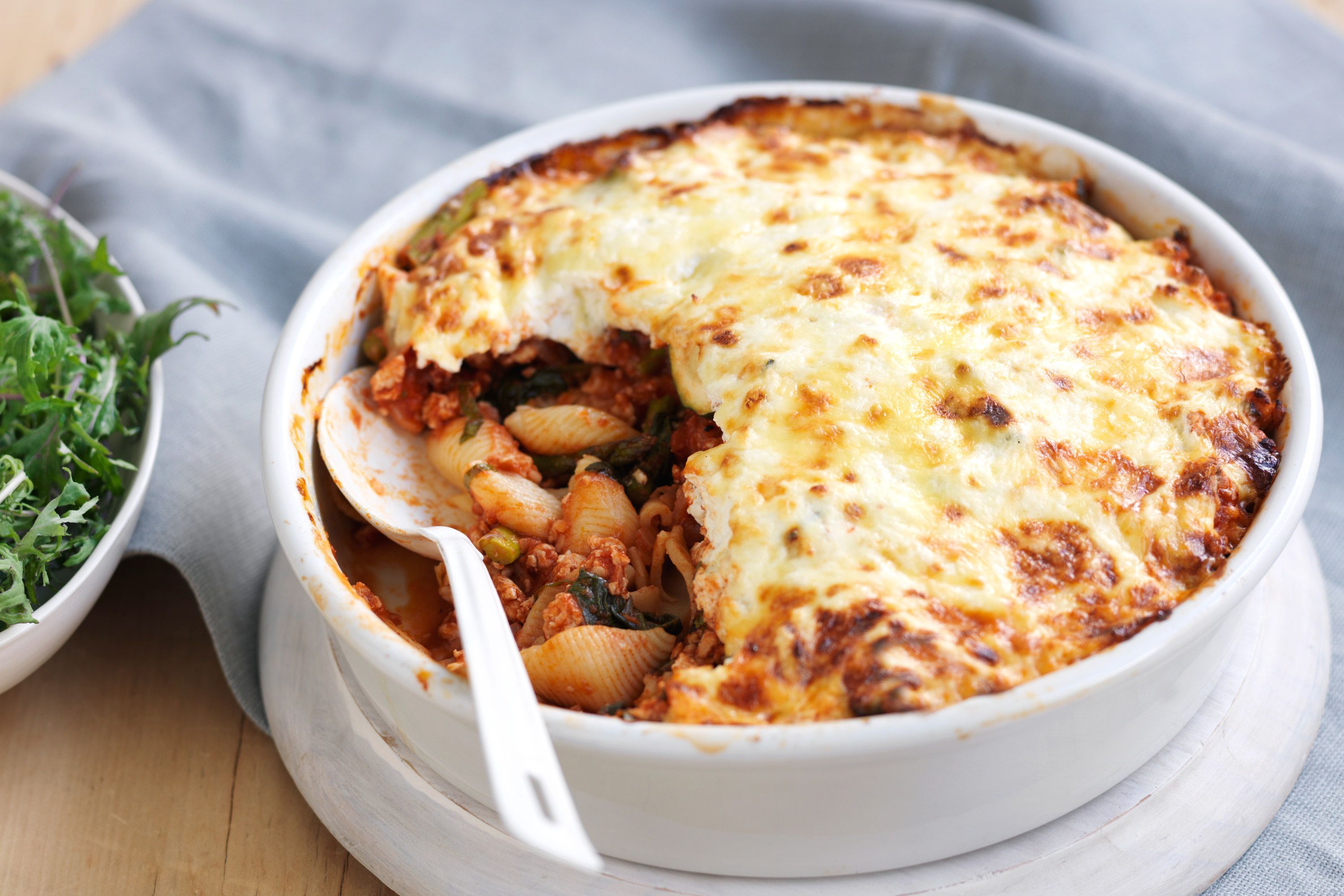 Chicken Parmesan Pasta Bake