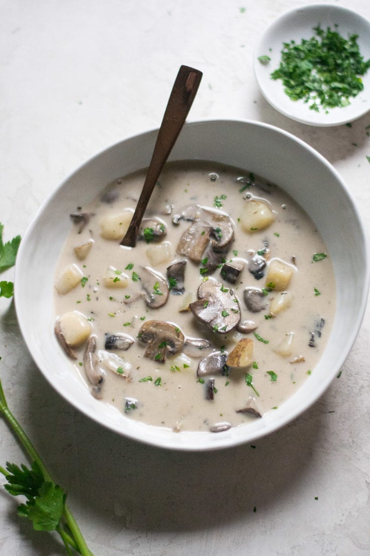 Potato Mushroom Bisque
