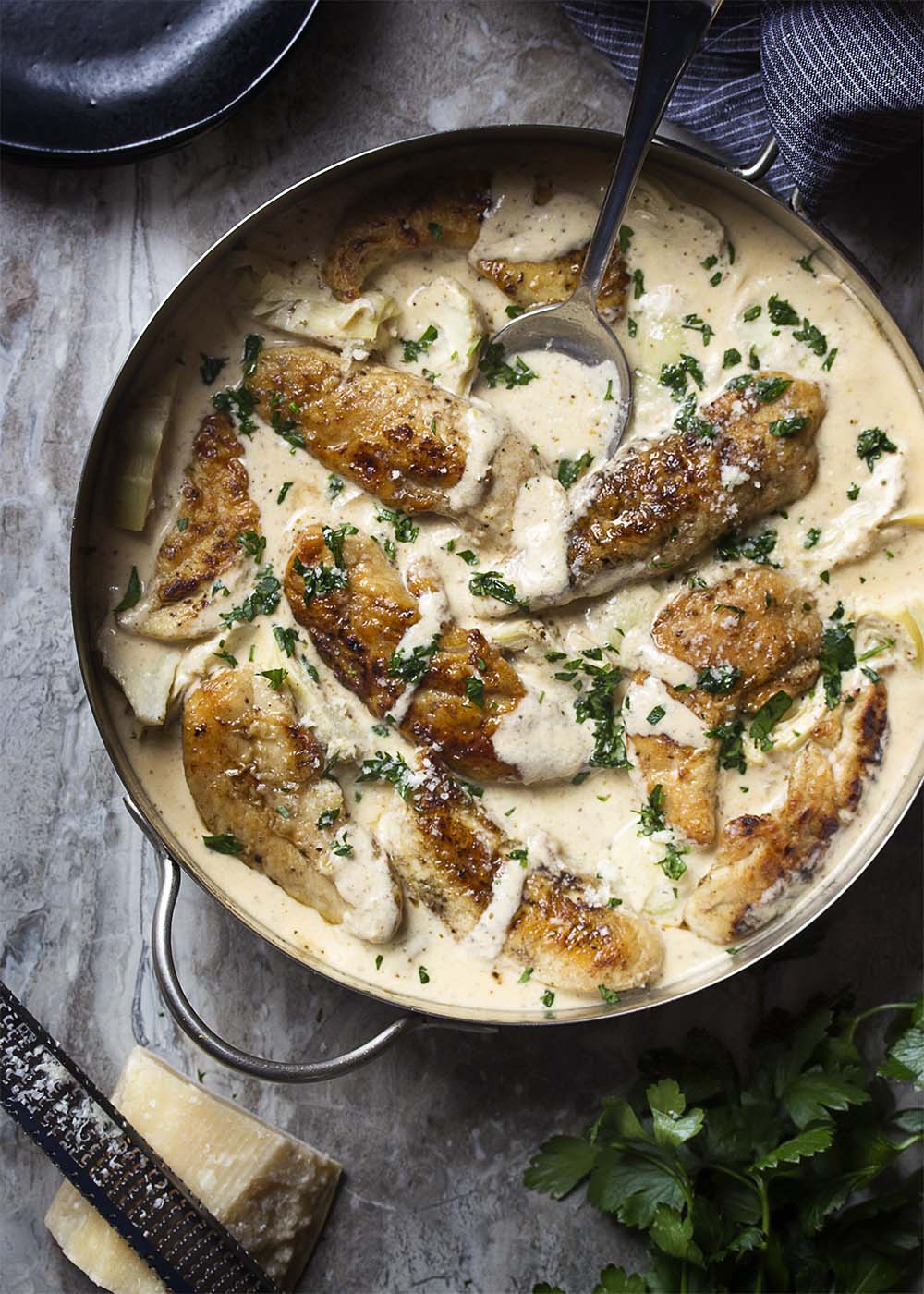 Creamy Chicken with Artichoke Hearts