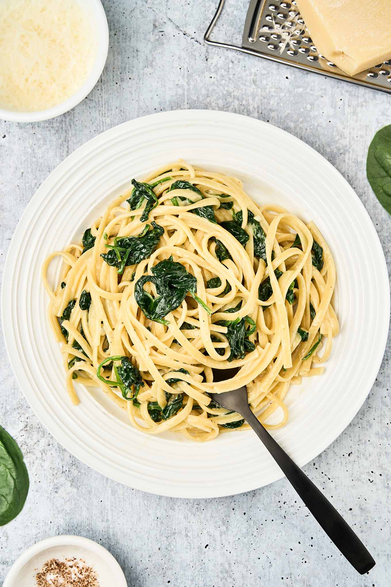 Spinach Mascarpone Pasta