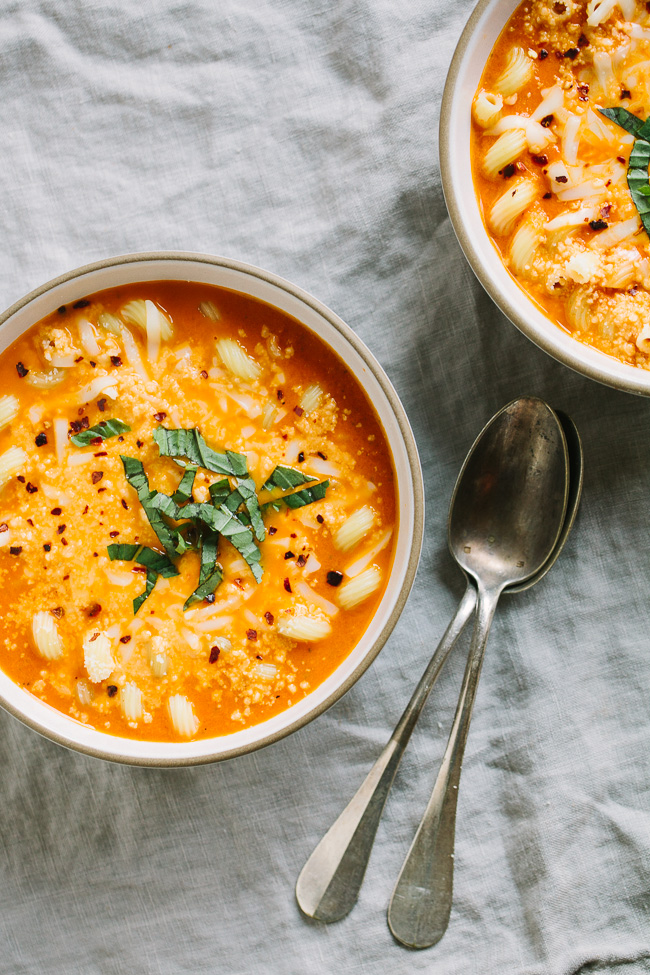 Creamy Tomato Pasta Soup