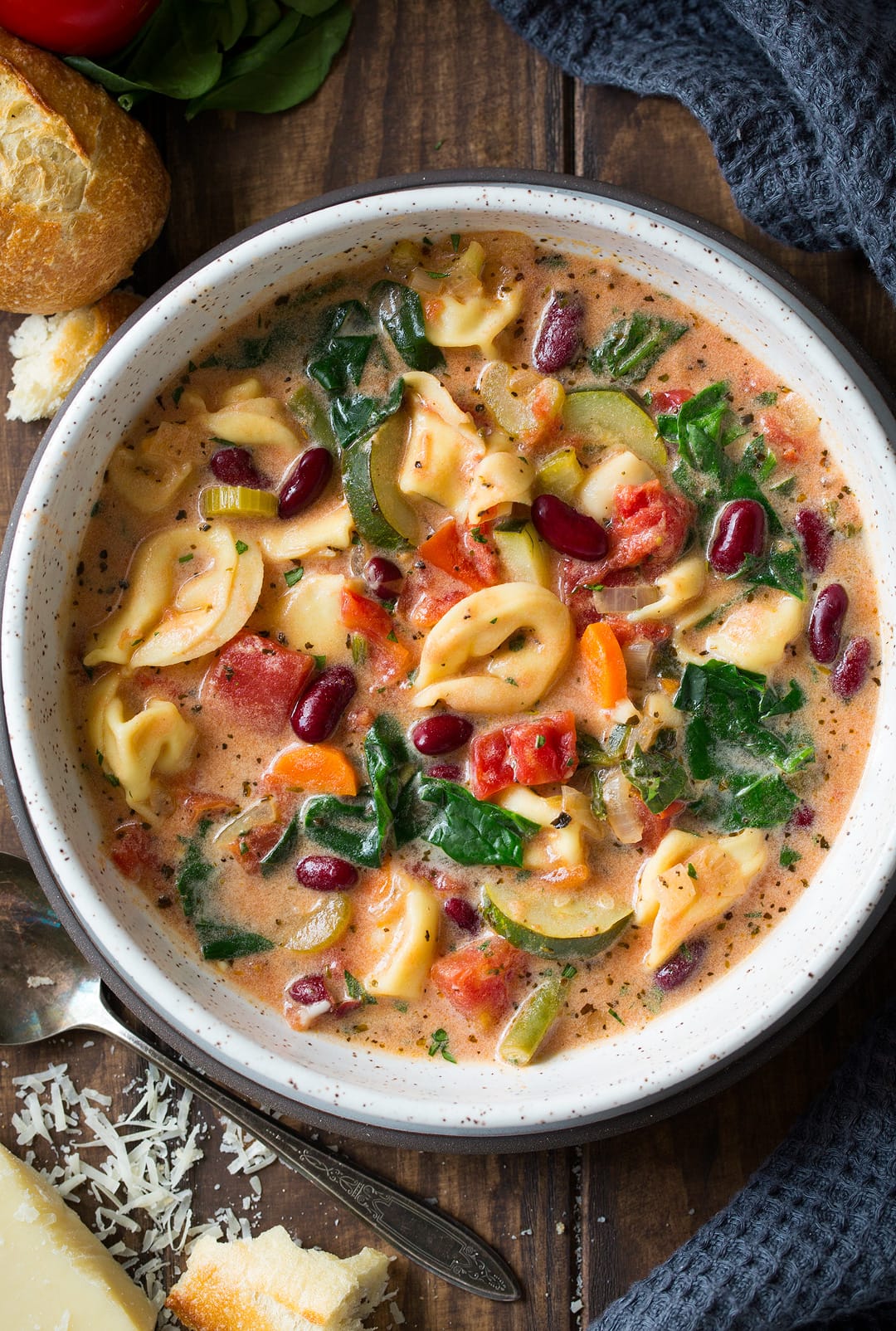 Tortellini Minestrone Soup