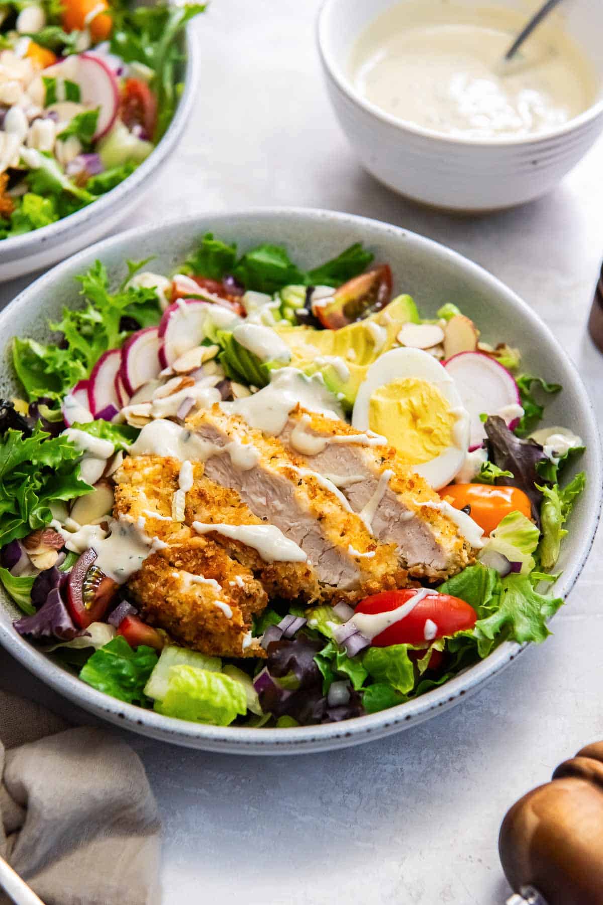 Crispy Chicken Salad Topper