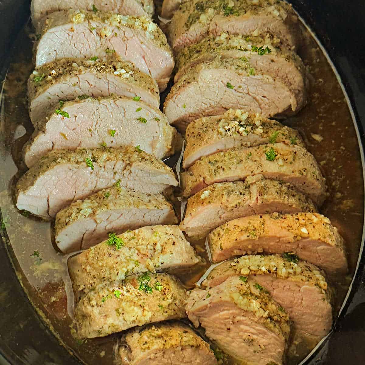 Pork Tenderloin with Herb Butter