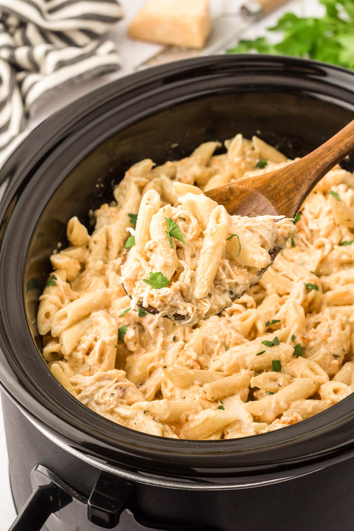 Garlic Butter Chicken Bow Ties