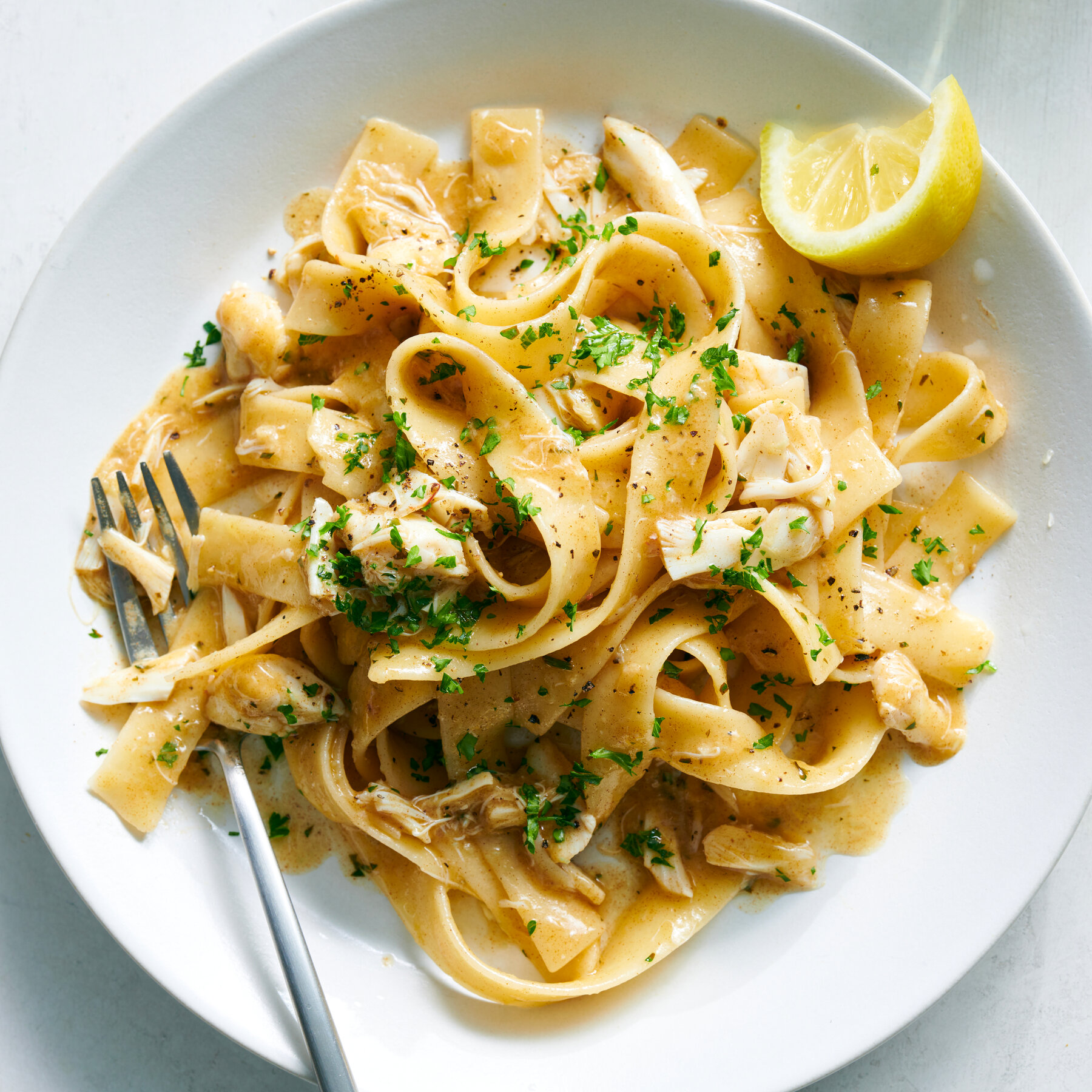 Crab Butter Pasta