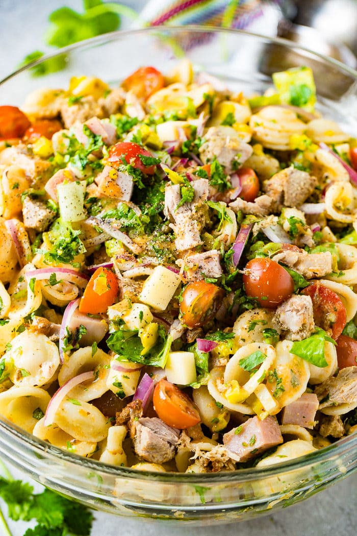 Cuban-Style Pork Pasta