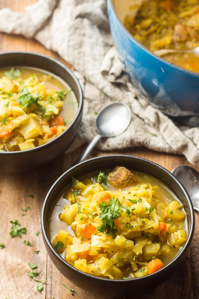 Cabbage Soup with Curry Powder
