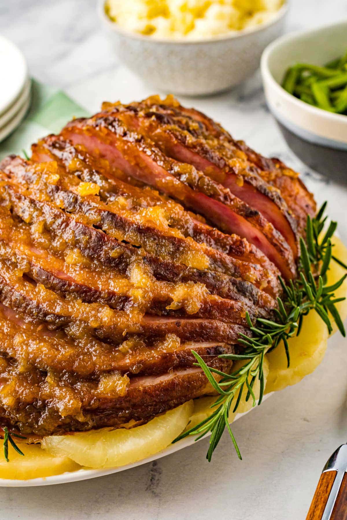 Dr Pepper Glazed Ham