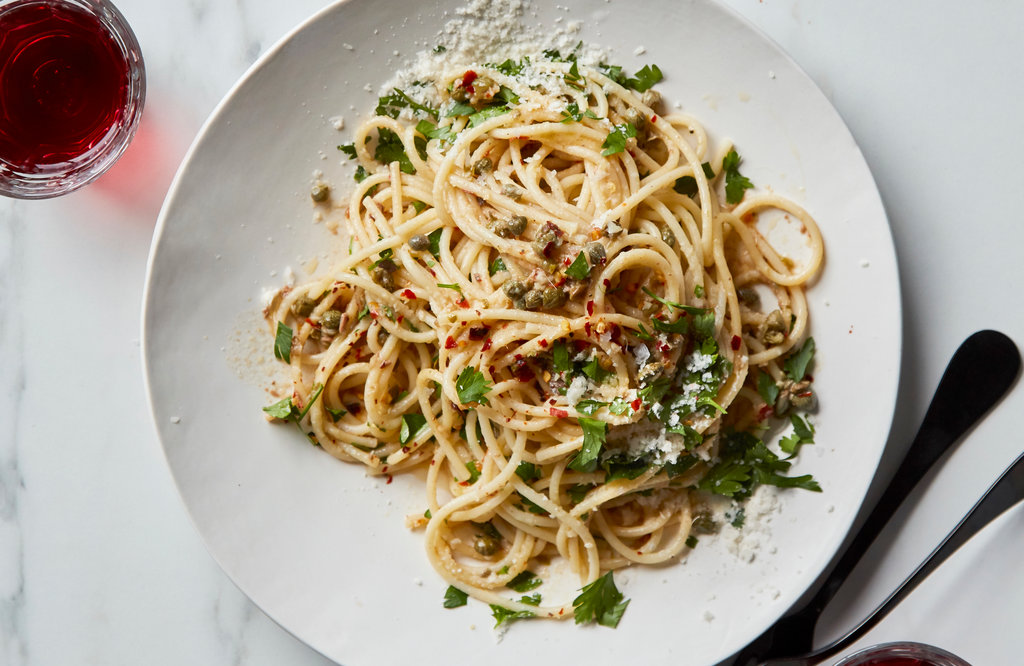 Anchovy Garlic Oil Pasta