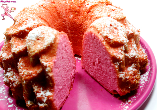 Plum Wine Bundt Cake