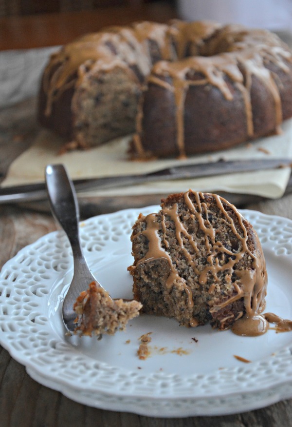 Espresso Banana Bundt Cake