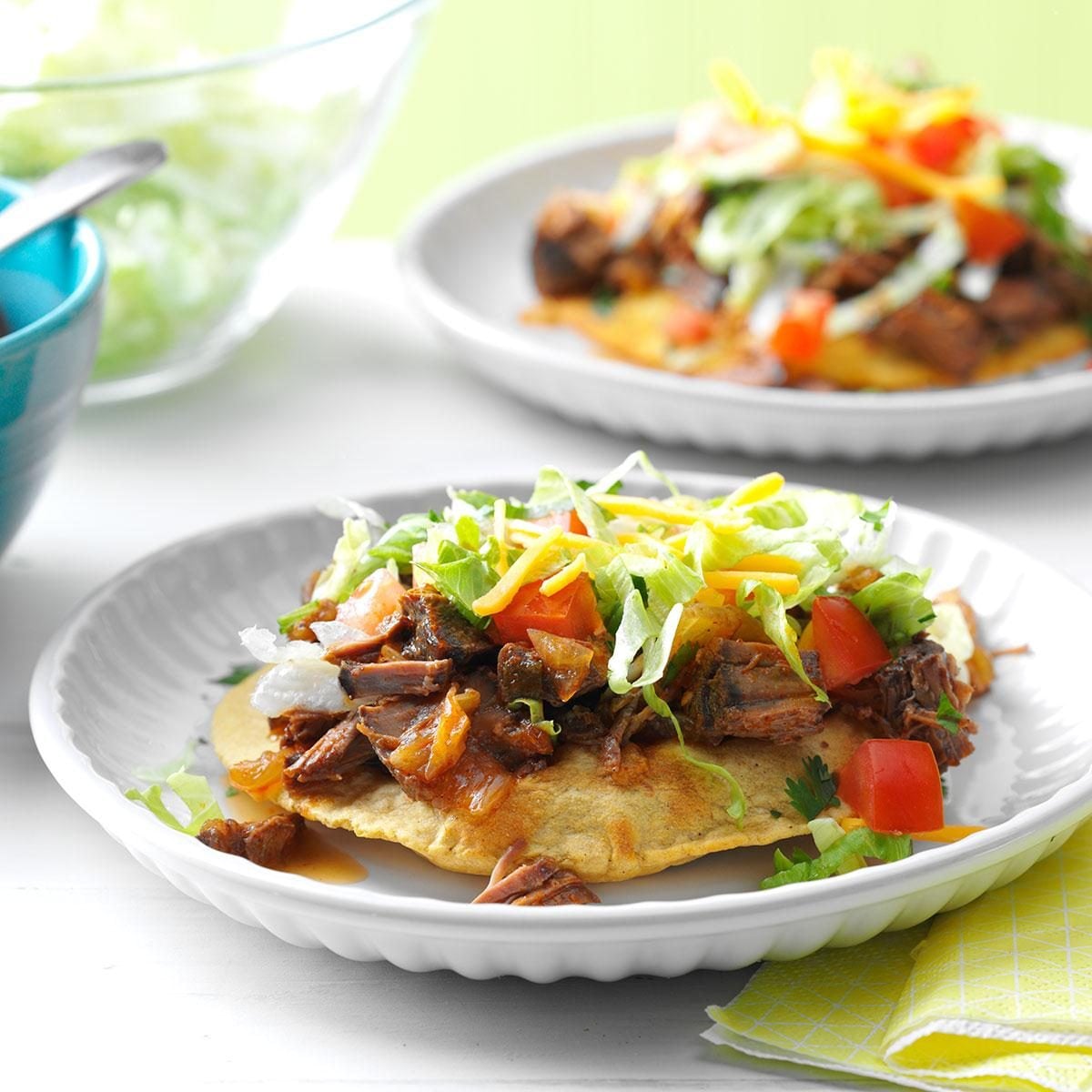 Beef Tostadas