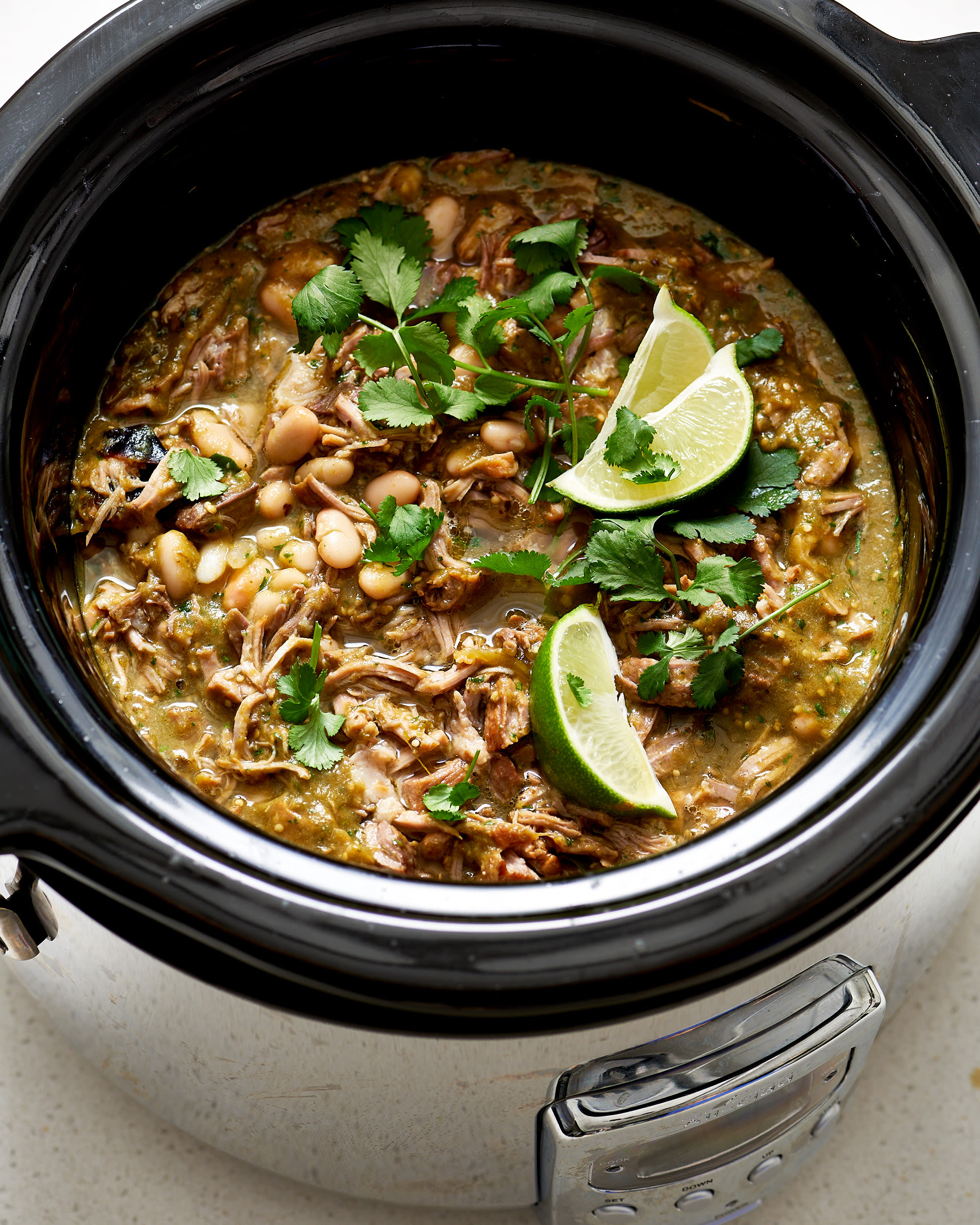Beef and Bean Chili Verde