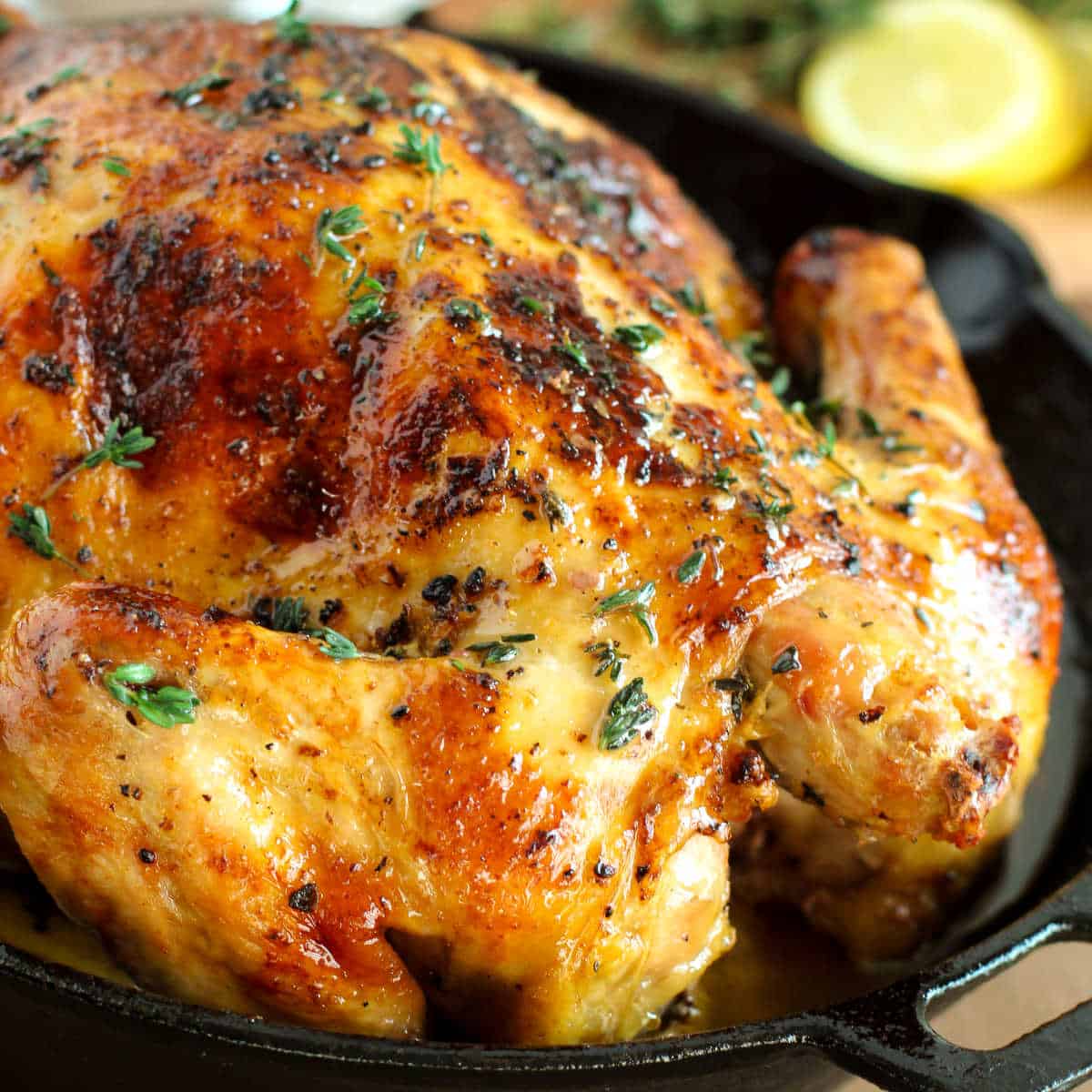 Lemon Pepper Roasted Chicken