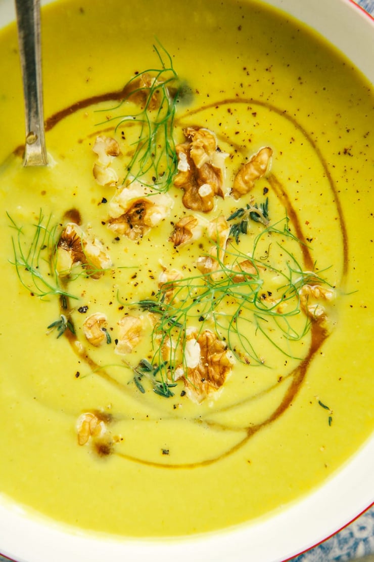 Creamy Fennel and Leek Soup