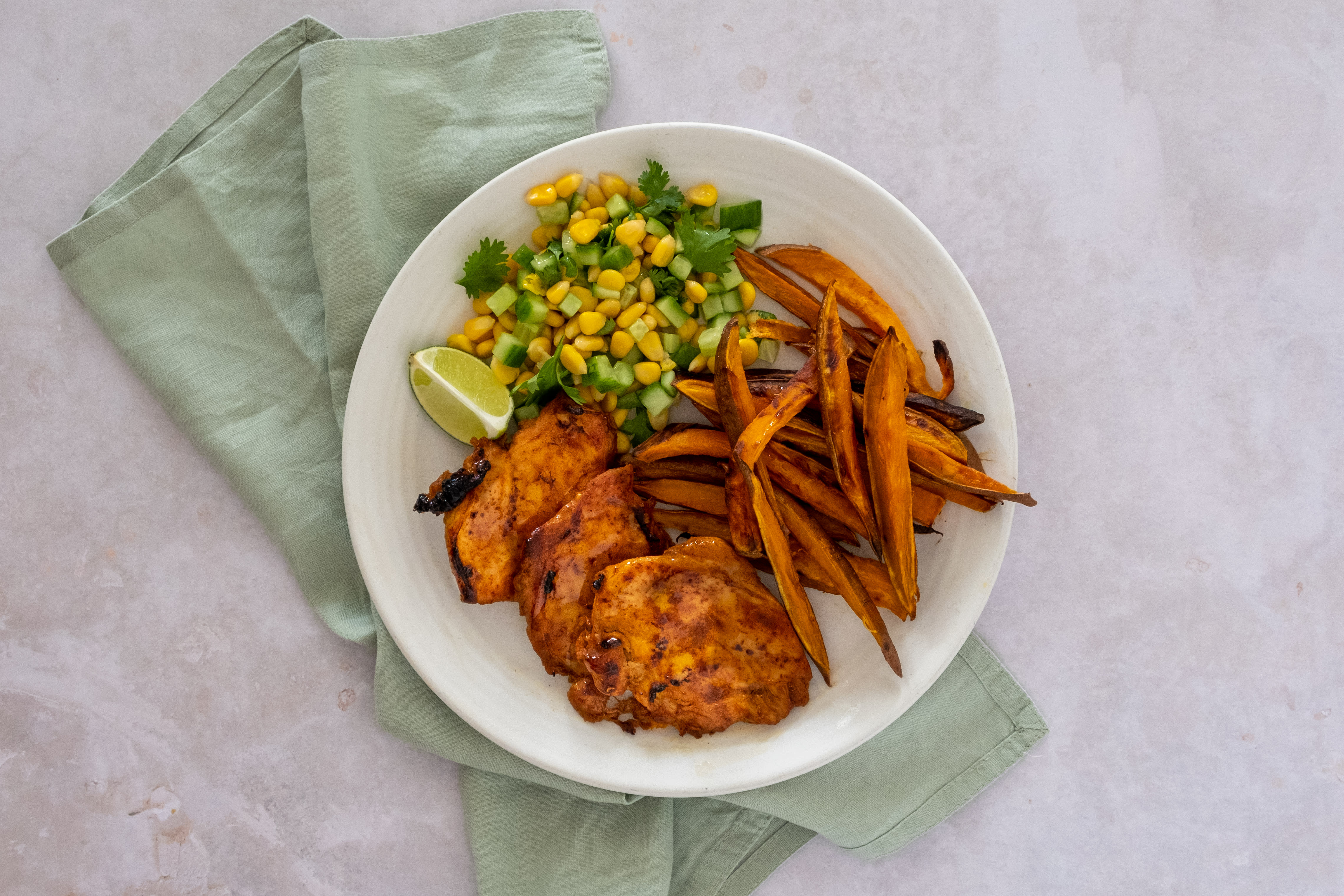 Peri-Peri Grilled Chicken Platter