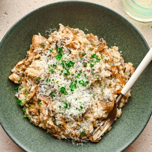 Creamy Mushroom and Onion Risotto