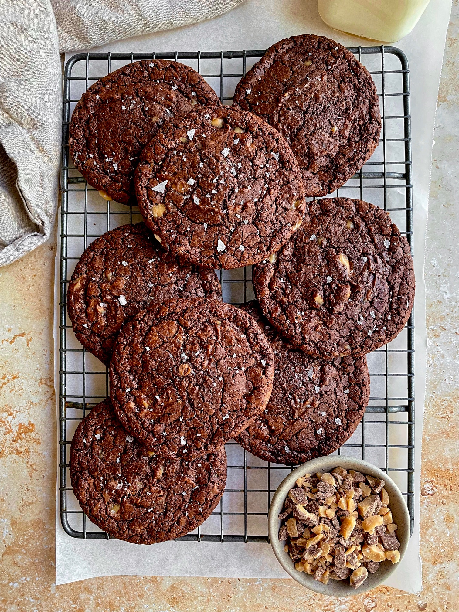 Toffee Bit Brownies