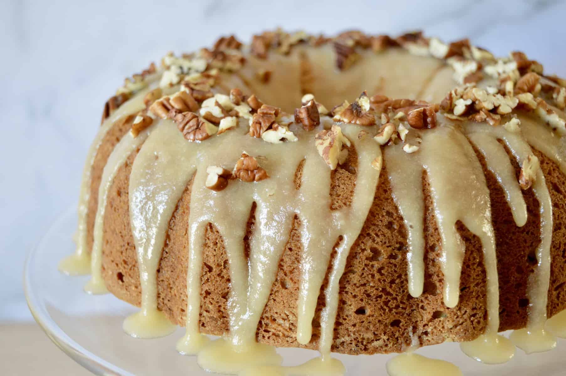 Bourbon Banana Bundt Cake