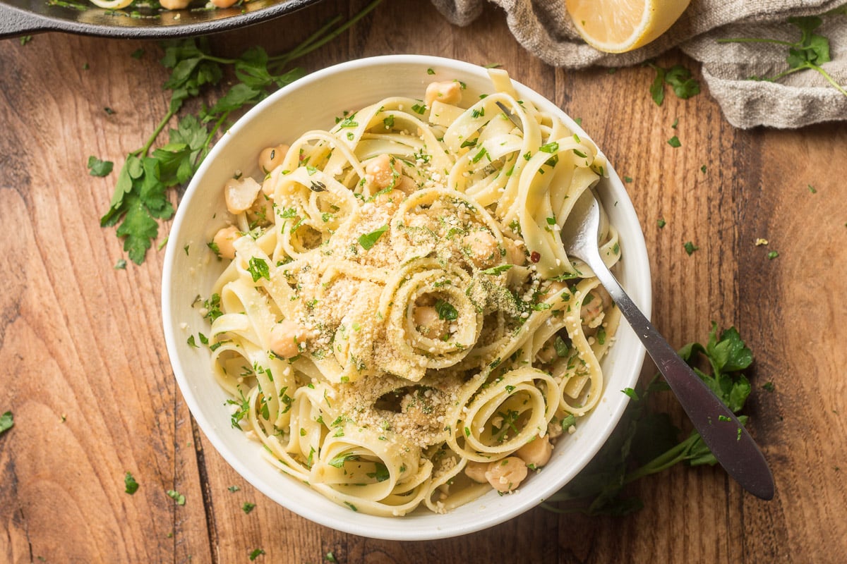 Pasta in Garlic Butter and Herbs