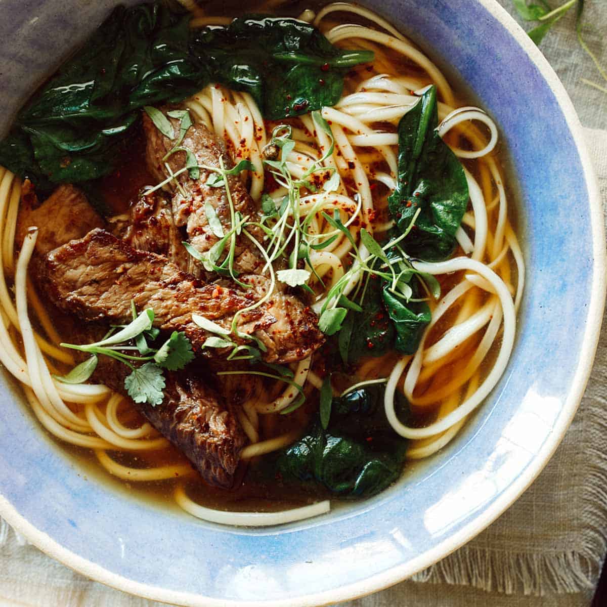 Ginger Beef Noodle Soup