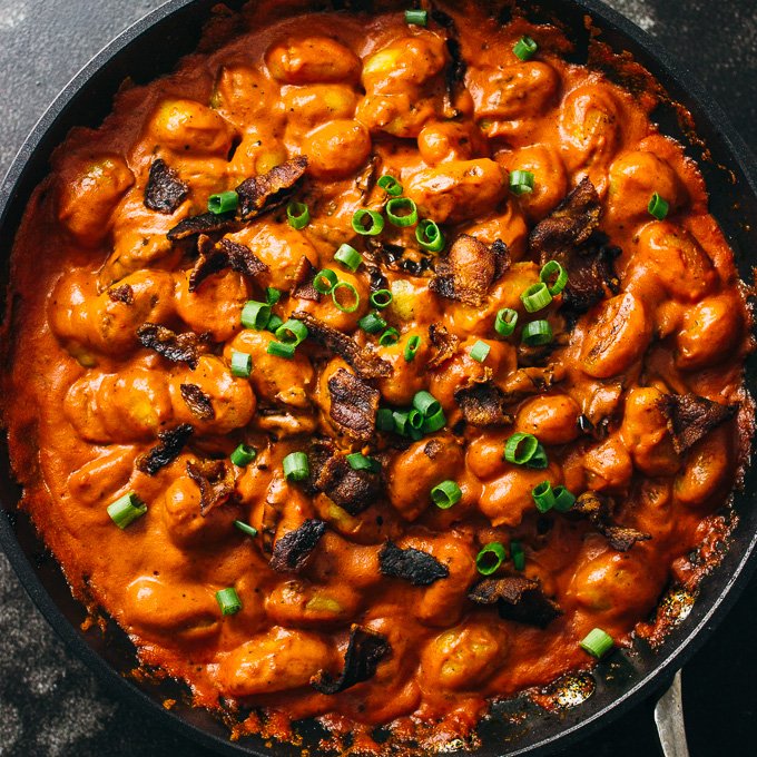Spicy Tomato Beef Gnocchi
