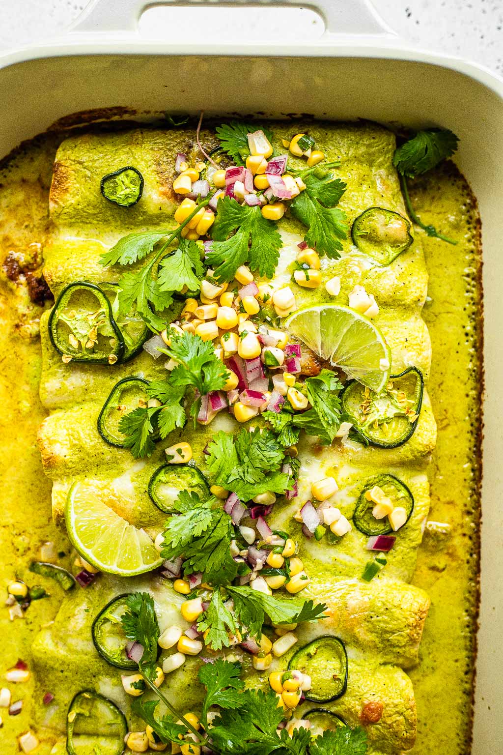 Beef Enchiladas Verde