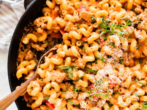 Turkey Tapenade Pasta