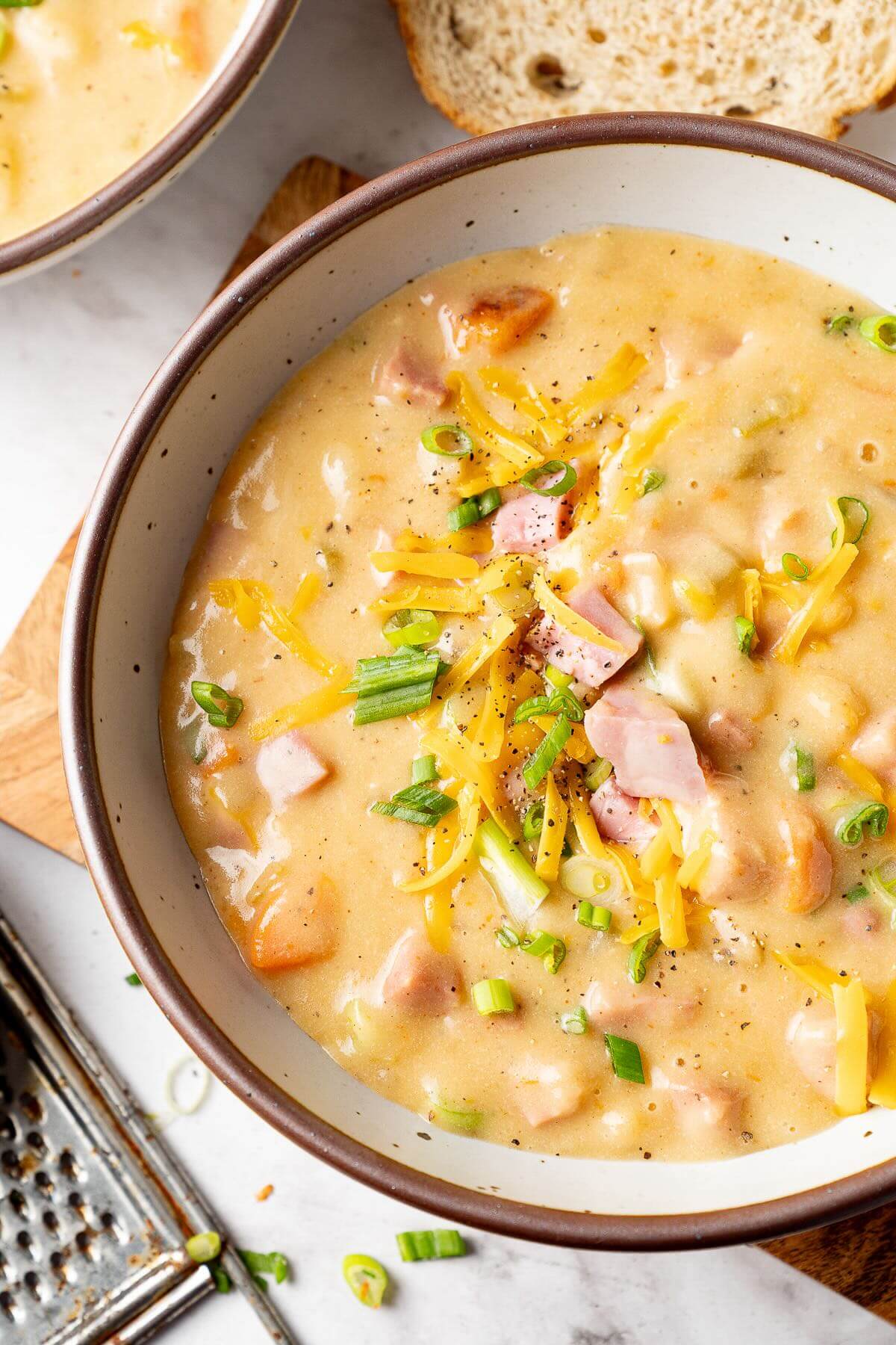 Ham and Cottage Cheese Soup