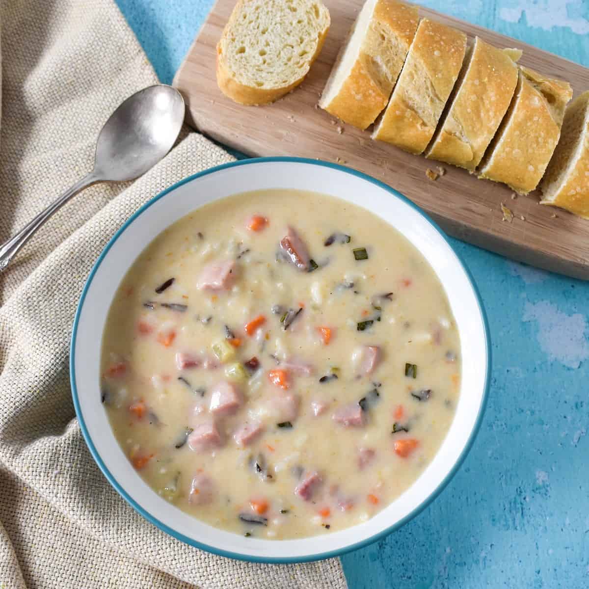 Ham and Wild Rice Soup