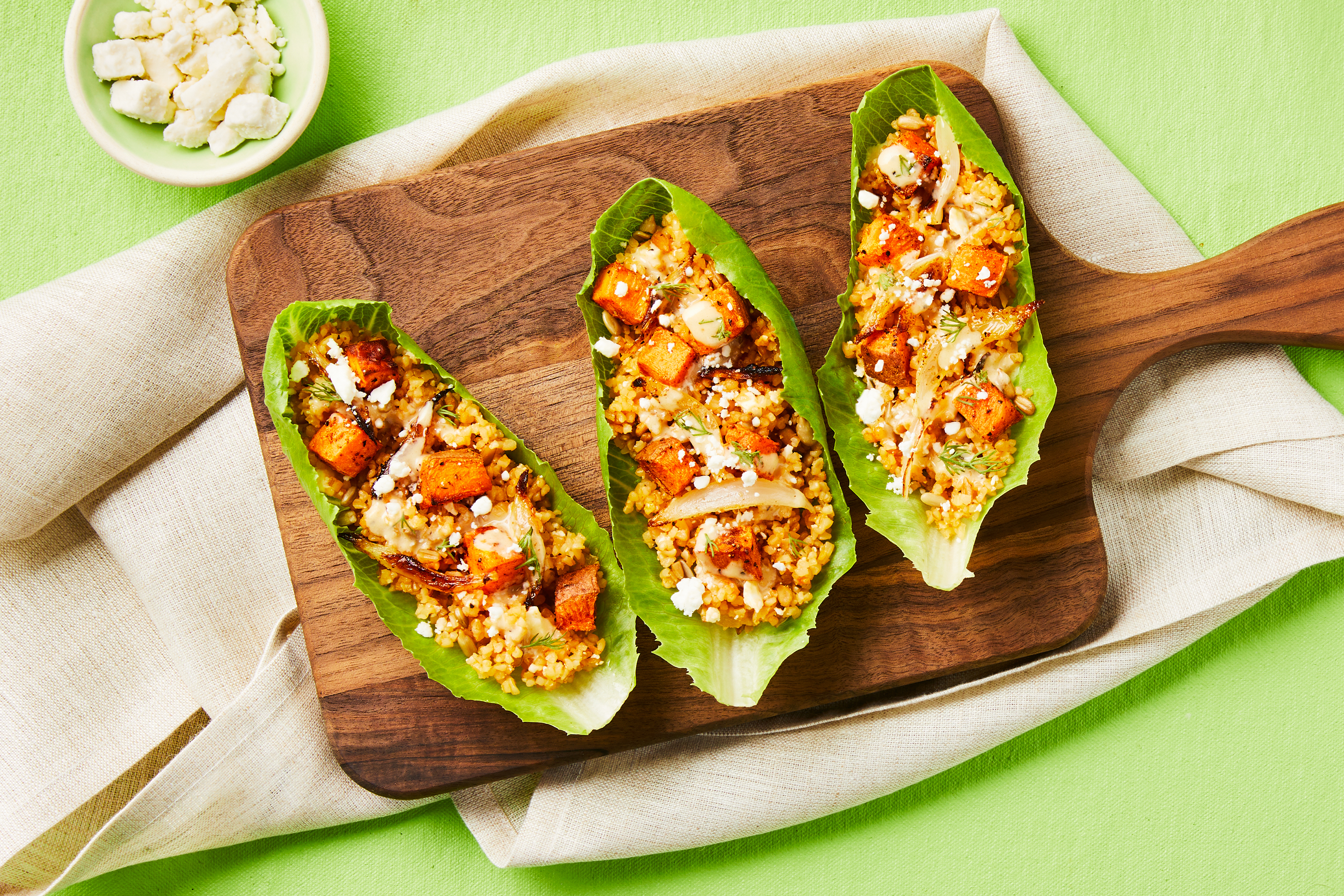 Spicy Chicken Lettuce Wraps