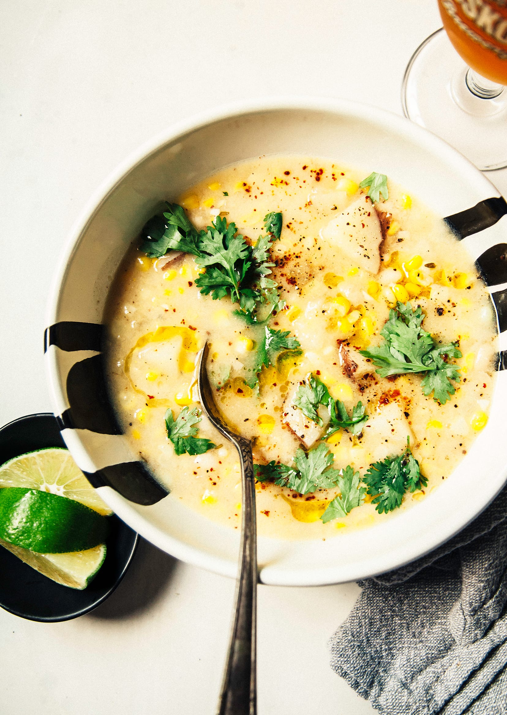 Corn and White Bean Soup