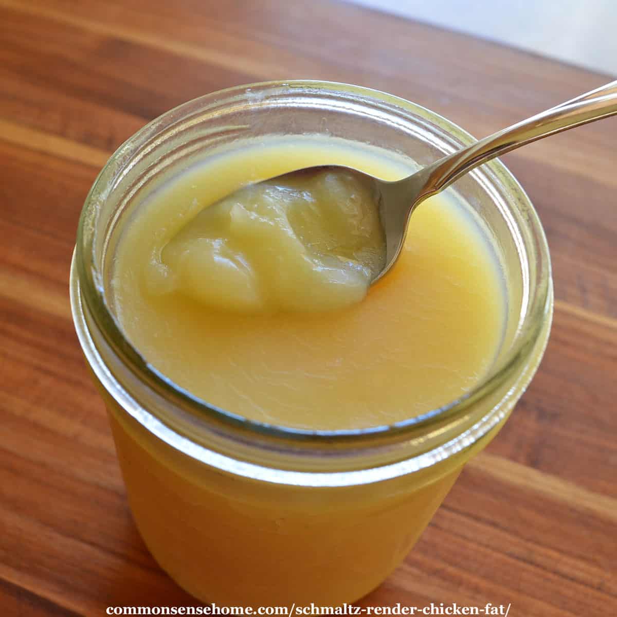 Chicken and Schmaltz Consommé