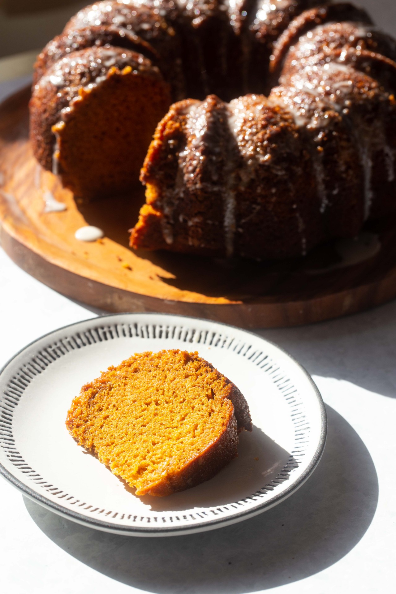 Pumpkin Honey Bundt Cake