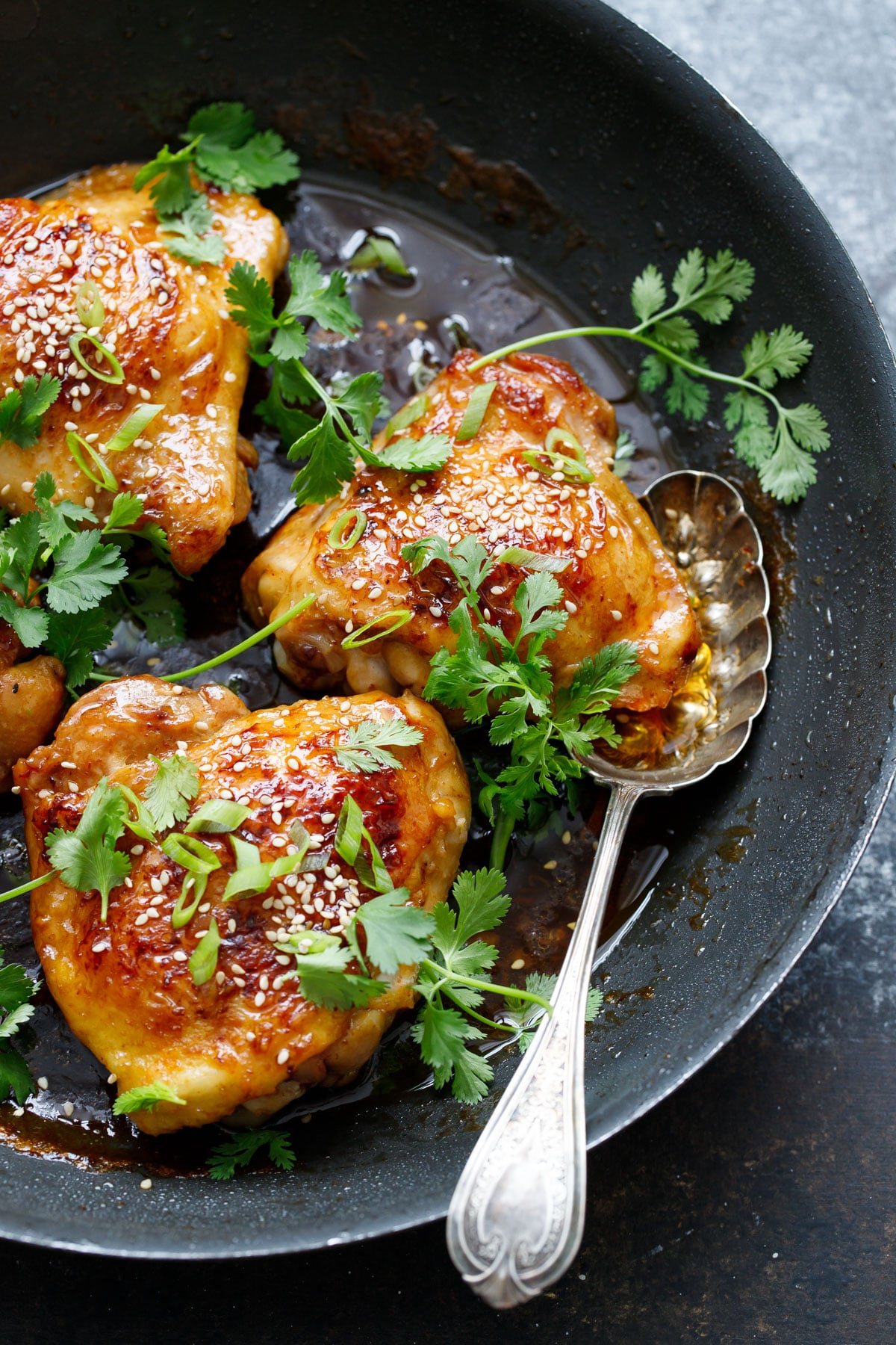 Sriracha Honey Glazed Thighs