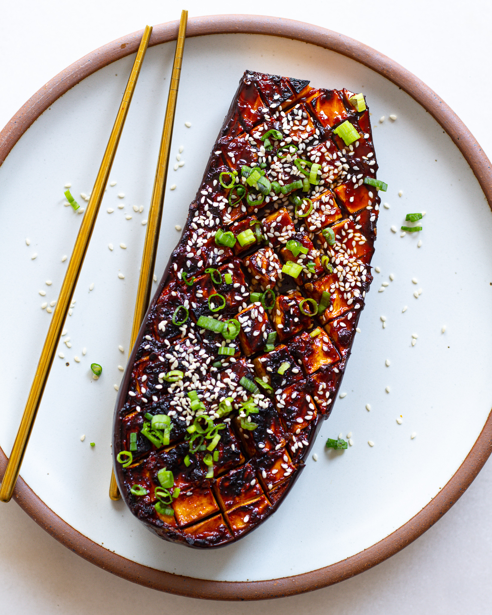 Miso-Glazed Eggplant Steaks