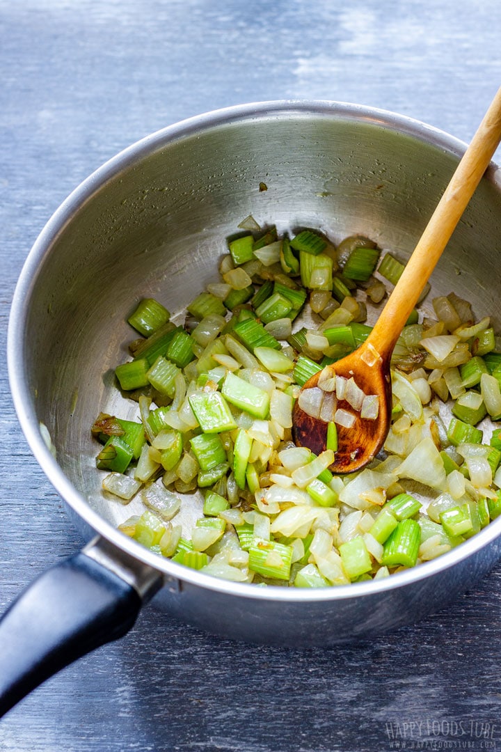 Roasted Celery Beet Soup