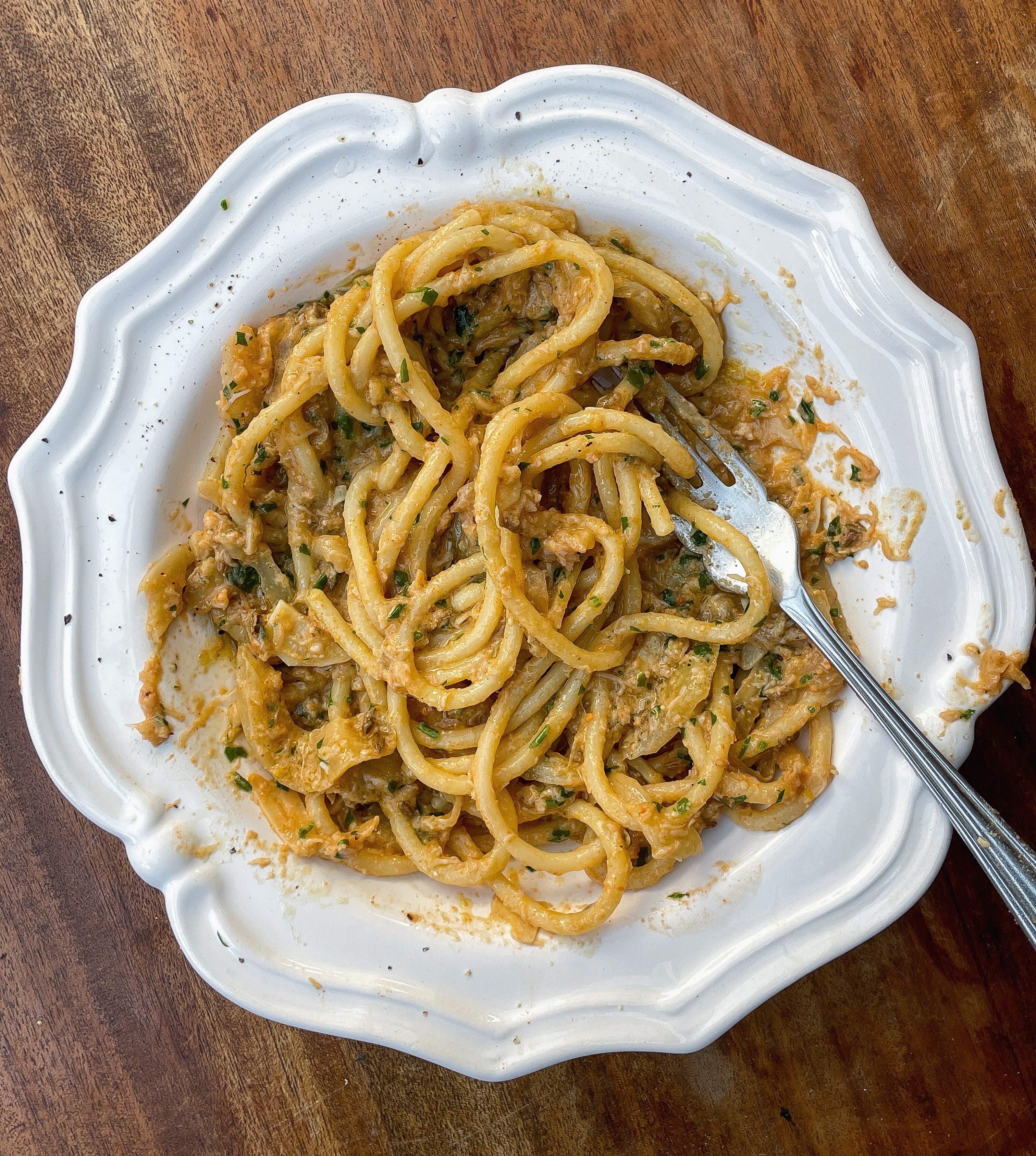 Creamy Cajun Crab Pasta with Fennel