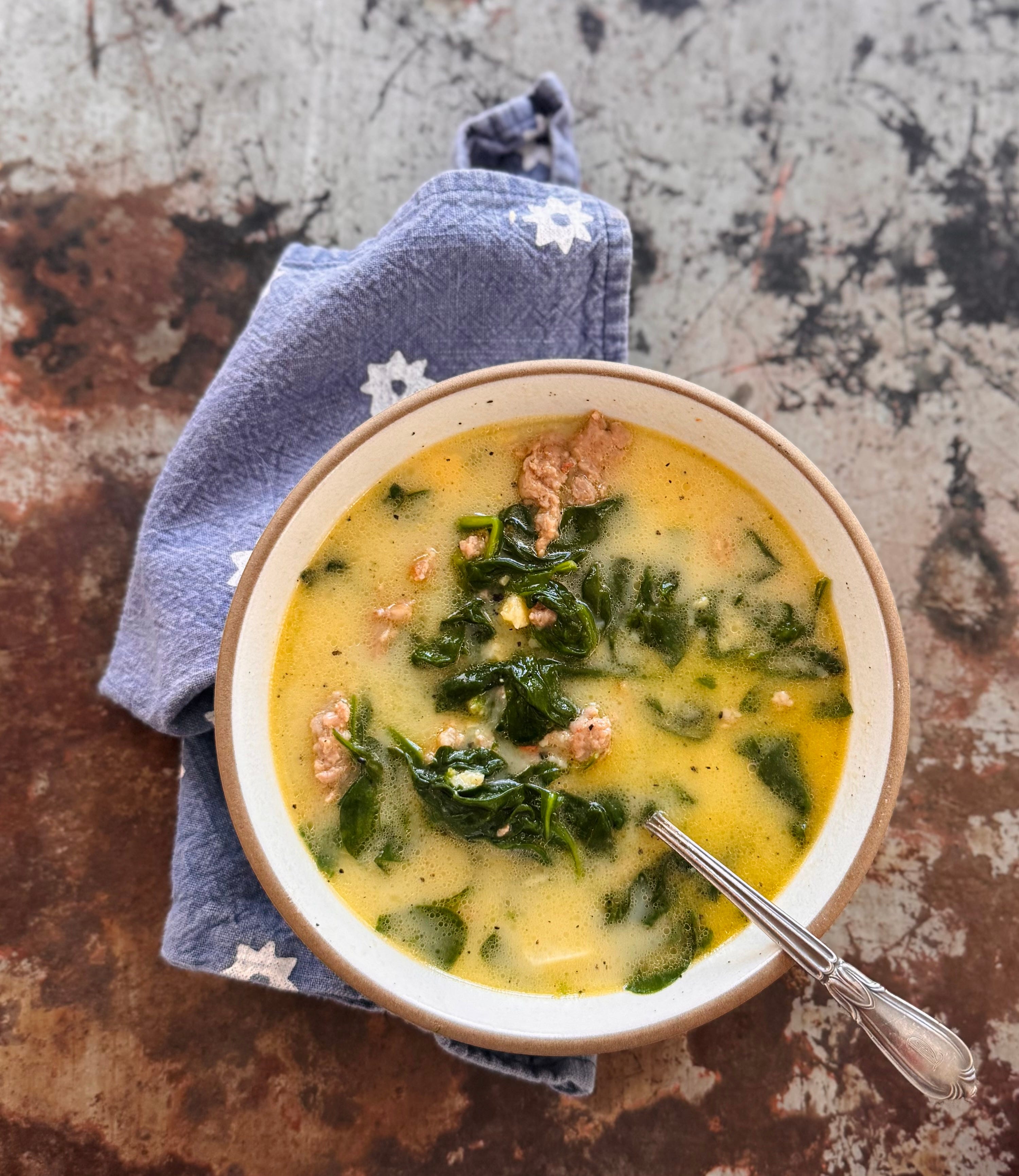 Sausage and Polenta Soup