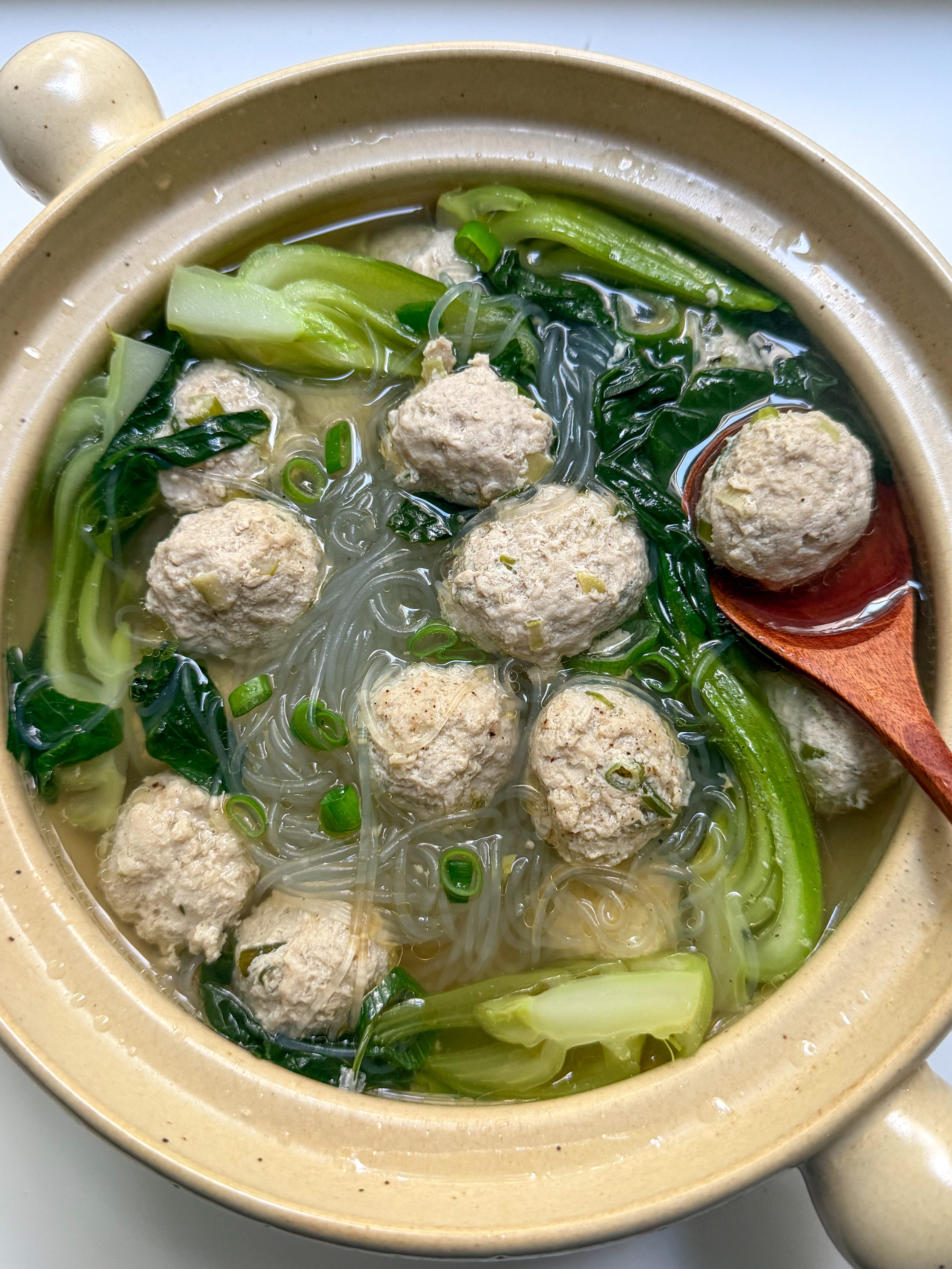 Szechuan Peppercorn Beef Meatball Soup