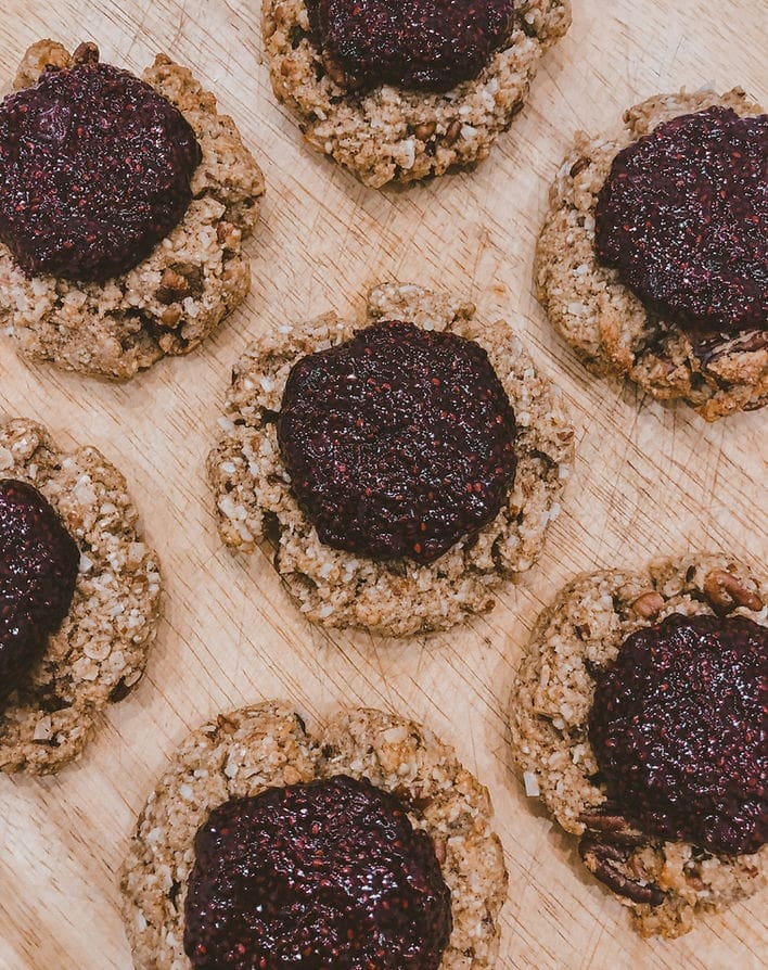 Blueberry Buckwheat Cookies