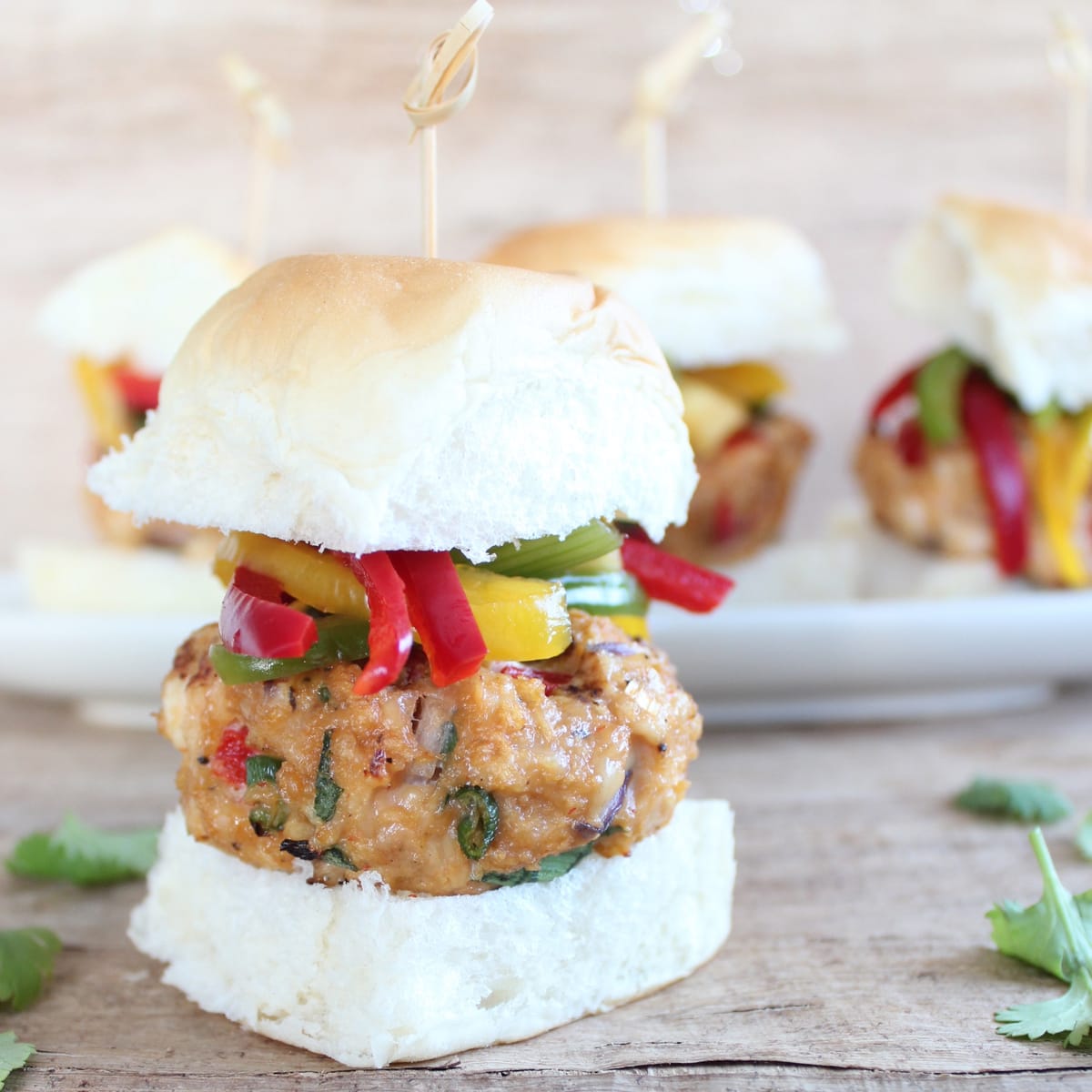 Asian Ginger Chicken Sliders