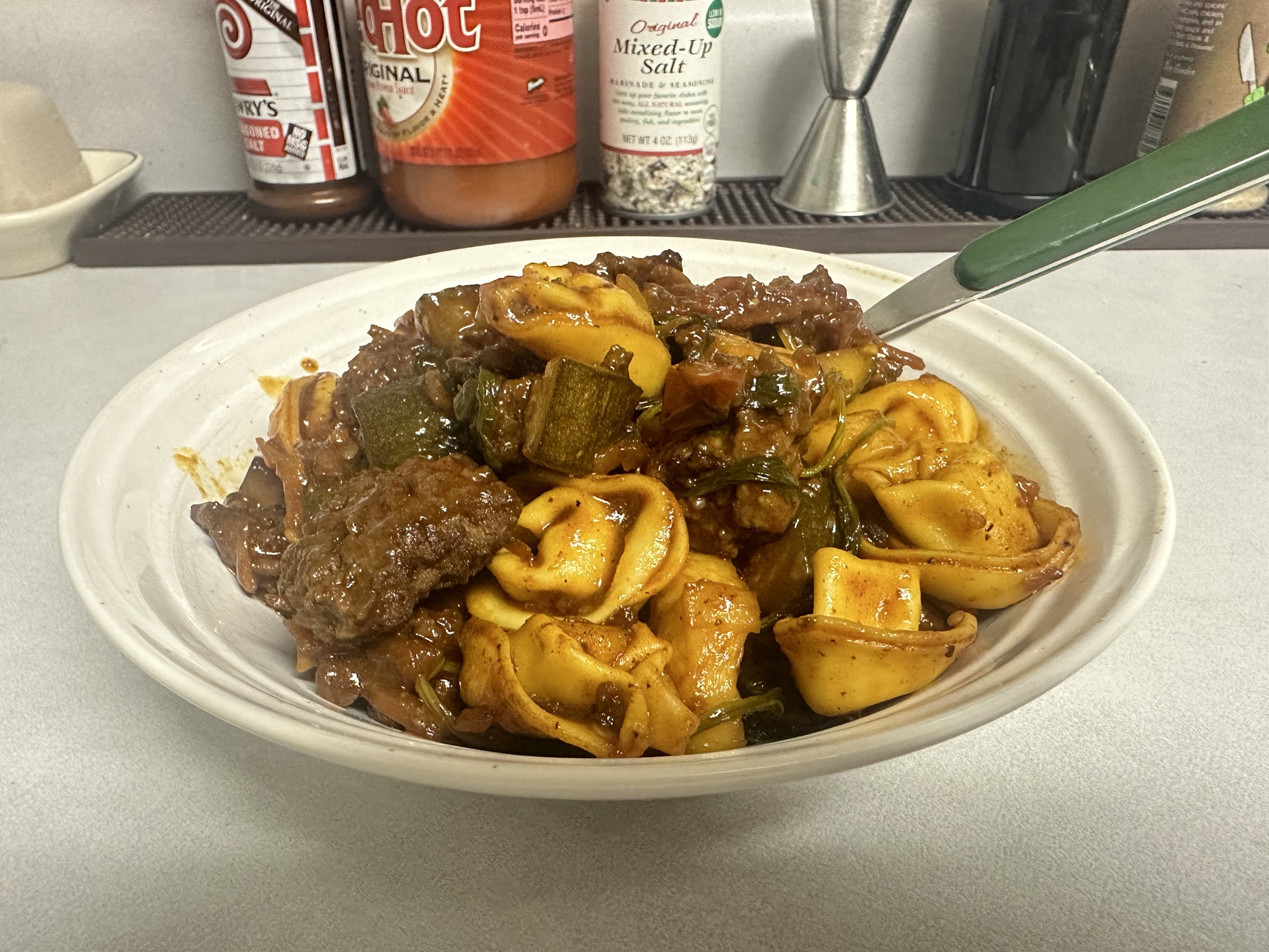 Asian-Inspired Beef Tortellini Stir-Fry