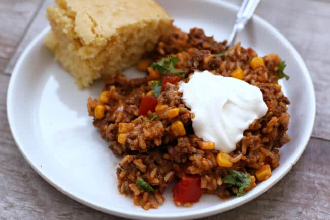 Picante Beef and Rice