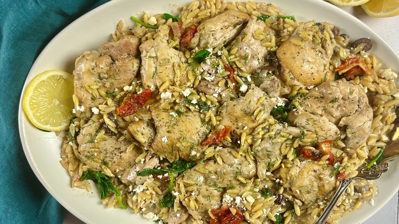 Greek Lemon Chicken Orzo