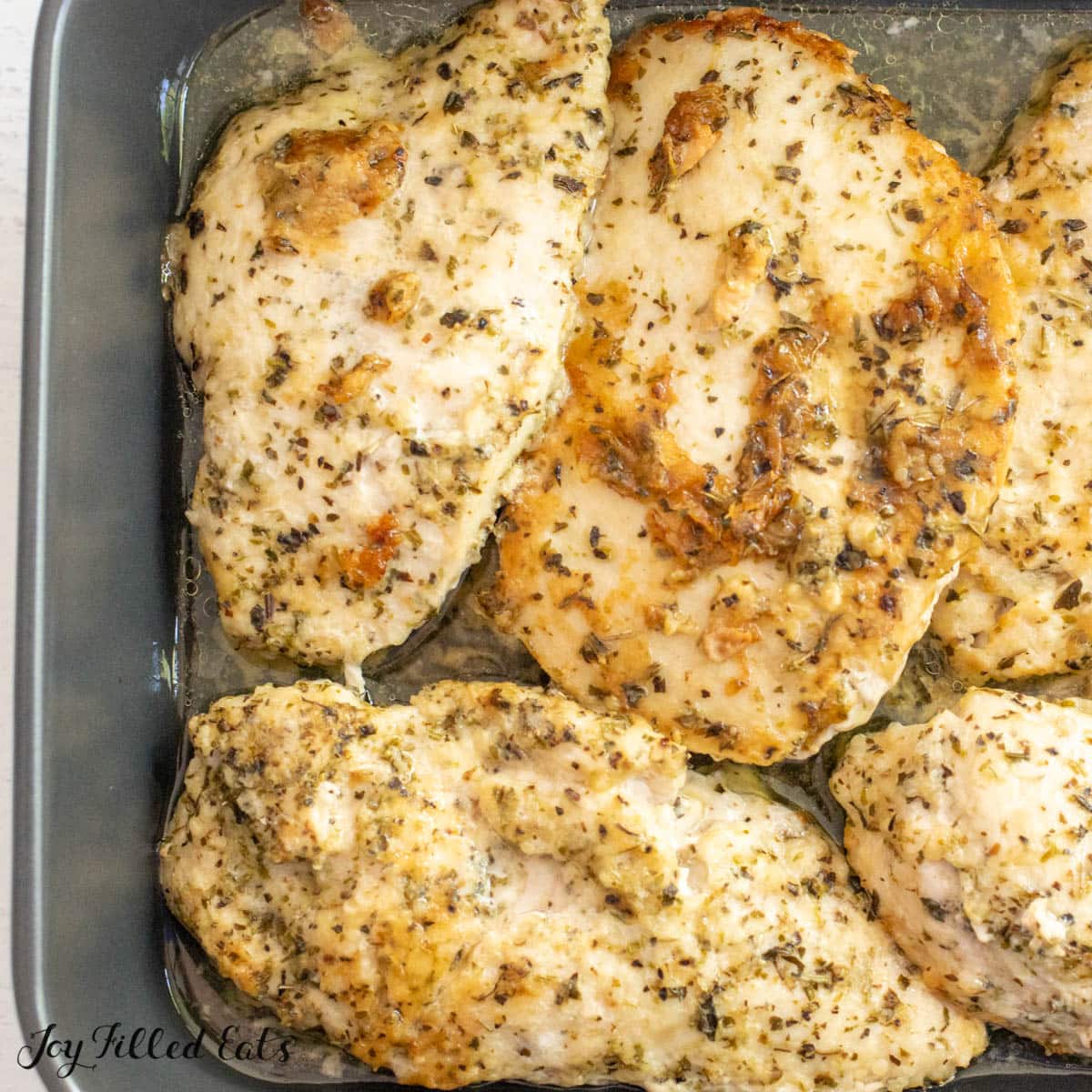 Italian Herb Baked Chicken Breasts