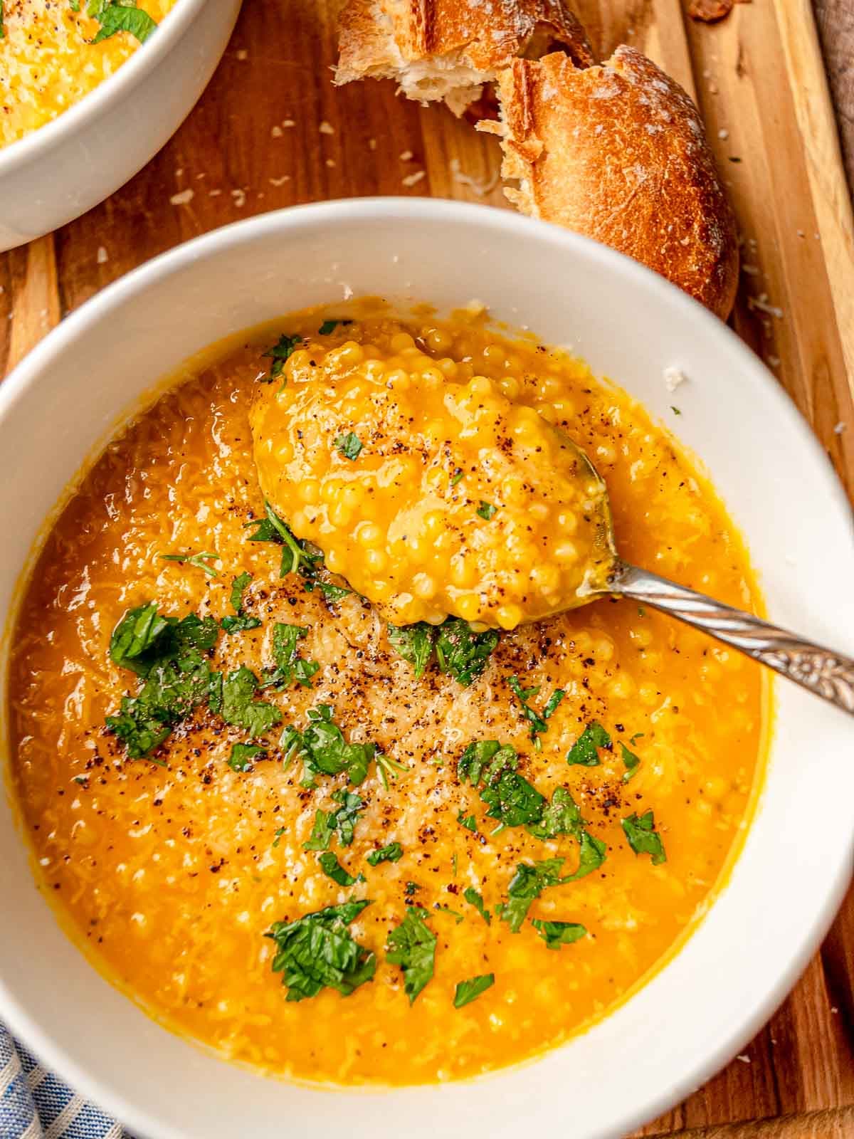 Pastina with Pancetta and Onion