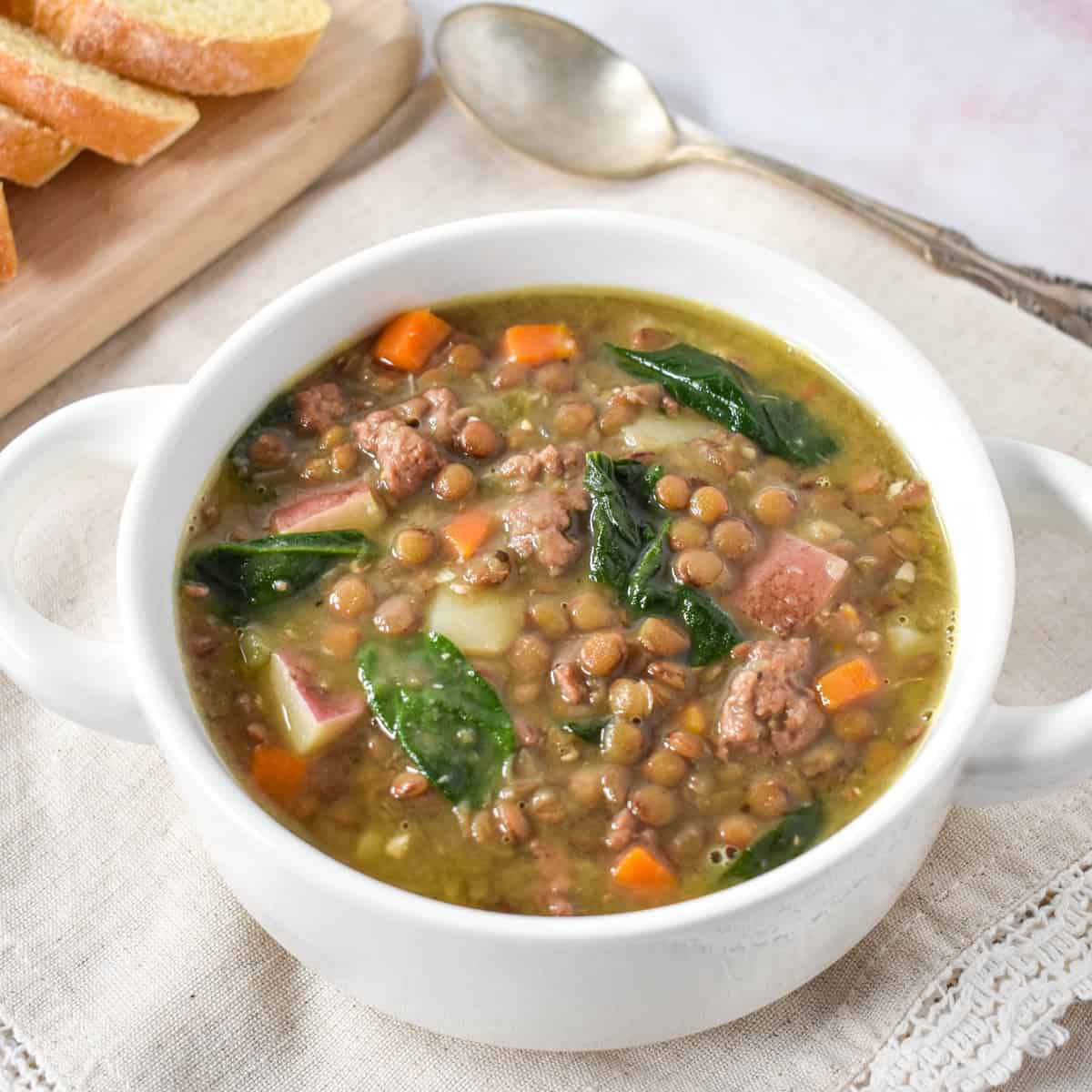Sausage and Lentil Soup